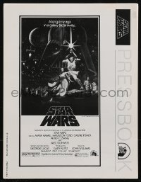 2t0576 STAR WARS pressbook 1977 George Lucas classic sci-fi epic, lots of advertising images!