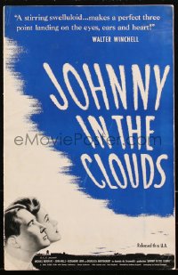 2t0433 WAY TO THE STARS pressbook 1945 Michael Redgrave, Johnny in the Clouds, WWII, ultra rare!