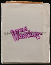 2t0783 WARRIORS presskit w/ 12 stills 1979 directed by Walter Hill, includes mini LC set, rare!