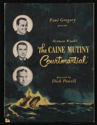 2t0791 CAINE MUTINY COURTMARTIAL stage play souvenir program book 1955 Henry Fonda, Nolan as Queeg!
