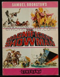 2t0795 CIRCUS WORLD Cinerama English souvenir program book 1964 John Wayne, Magnificent Showman!