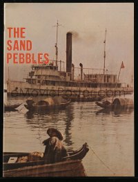 2t0809 SAND PEBBLES English souvenir program book 1967 sailor McQueen & Candice Bergen, Robert Wise