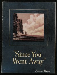 2t0811 SINCE YOU WENT AWAY souvenir program book 1944 Claudette Colbert, Jennifer Jones, WWII