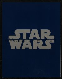 2t0546 STAR WARS screening program 1977 George Lucas classic sci-fi epic, title & full credits!