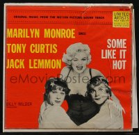 2t1583 SOME LIKE IT HOT 45 RPM soundtrack record 1959 Marilyn Monroe, Tony Curtis & Jack Lemmon!