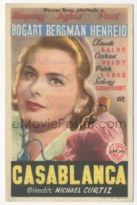2t1467 CASABLANCA Spanish herald 1946 different image of Ingrid Bergman, Michael Curtiz classic!