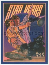 2t0533 STAR WARS 9x12 special video game poster 2000s Drew Struzan & Charles White art, rare!