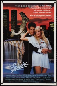 2t1155 SPLASH 1sh 1984 Tom Hanks loves mermaid Daryl Hannah in New York City under Twin Towers!
