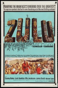 2t1193 ZULU 1sh 1964 Stanley Baker & Michael Caine English classic, dwarfing the mightiest!