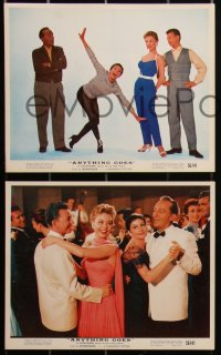 2t1760 ANYTHING GOES 5 color 8x10 stills 1956 Bing Crosby, sexy Mitzi Gaynor & Donald O'Connor!