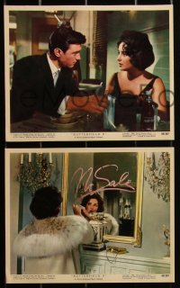 2t1743 BUTTERFIELD 8 10 color 8x10 stills 1960 Elizabeth Taylor & Laurence Harvey, Eddie Fisher!