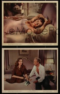 2t1704 COBWEB 12 color 8x10 stills 1955 great images with Richard Widmark and sexiest Lauren Bacall!