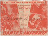 2t1487 DANTE'S INFERNO herald 1935 art & photos of many naked people writhing in Hell, very rare!