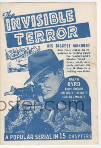 2t1466 DICK TRACY VS. CRIME INC. Indian herald 1941 with alternate title The Invisible Terror, rare!