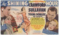 2t1529 SHINING HOUR herald 1938 Joan Crawford, Margaret Sullavan, Robert Young, Douglas, ultra rare!