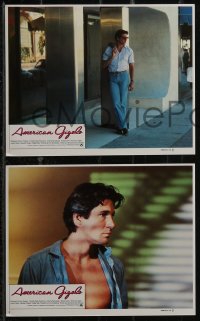 2t0753 AMERICAN GIGOLO presskit w/ 12 stills 1980 prostitute Richard Gere, includes mini LC set!