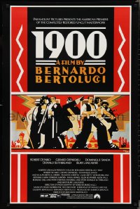 2w0807 1900 1sh R1991 directed by Bernardo Bertolucci, Robert De Niro, cool Doug Johnson art!