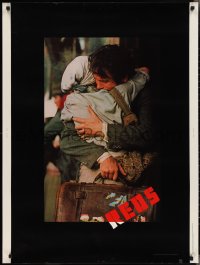 2w0753 REDS 30x40 1981 Warren Beatty as John Reed & Diane Keaton in Russia!