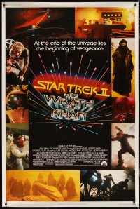 2w0078 STAR TREK II 40x60 1982 The Wrath of Khan, Leonard Nimoy, William Shatner, sci-fi sequel!