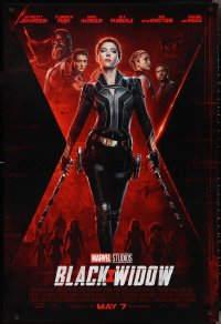 2w0844 BLACK WIDOW advance DS 1sh 2021 Scarlet Johansson as Natasha Romanoff, Marvel superhero!