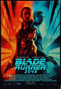 2w0845 BLADE RUNNER 2049 advance DS 1sh 2017 great montage image with Harrison Ford & Ryan Gosling!