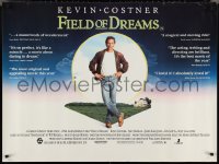 2w0459 FIELD OF DREAMS British quad 1989 Kevin Costner baseball classic, if you build it, they will come!