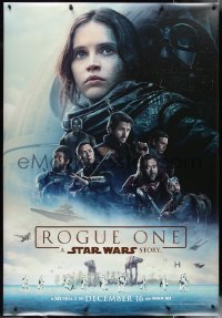 2w0101 ROGUE ONE DS bus stop 2016 Star Wars, image of Death Star and battle!