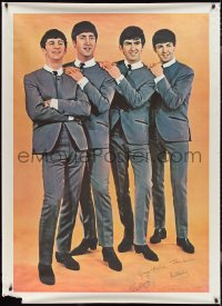 2w0050 BEATLES 42x58 commercial poster 1960s John, Paul, George & Ringo, I've Got a Feeling!