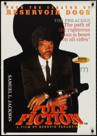 2w0184 PULP FICTION 24x34 commercial poster 1994 Quentin Tarantino, image of Samuel Jackson!