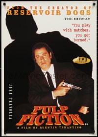 2w0181 PULP FICTION 24x34 commercial poster 1994 Quentin Tarantino, John Travolta as Vincent!