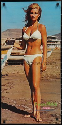 2w0185 RAQUEL WELCH 16x33 Japanese commercial poster 1972 sexy bikini from September Screen Magazine!