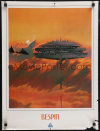 2w0188 STAR TOURS 18x24 commercial poster 1986 Star Wars and Disney, cloud city of Bespin!