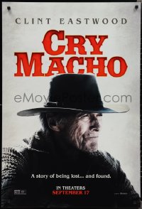 2w0869 CRY MACHO teaser DS 1sh 2021 Clint Eastwood, a story of being lost... and found!