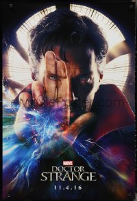 2w0881 DOCTOR STRANGE teaser DS 1sh 2016 sci-fi image of Benedict Cumberbatch in the title role!