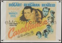 2w0387 CASABLANCA Egyptian poster R2000s Humphrey Bogart, Ingrid Bergman, Curtiz classic!