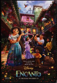 2w0892 ENCANTO advance DS 1sh 2021 Walt Disney CGI animated family fantasy, cast in courtyard!