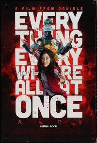 2w0894 EVERYTHING EVERYWHERE ALL AT ONCE advance DS 1sh 2022 Michelle Yeoh, Jamie Lee Curtis & cast!