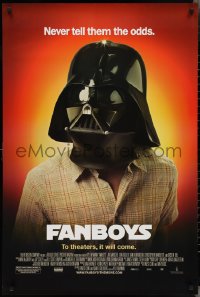 2w0899 FANBOYS DS 1sh 2009 wacky 40 Year Old Virgin spoof image w/ Darth Vader helmet!