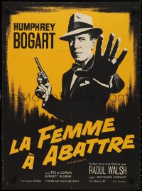 2w0562 ENFORCER French 23x31 R1960s Humphrey Bogart as the District Attorney fighting Murder Inc!