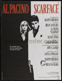 2w0596 SCARFACE French 15x20 1984 Al Pacino as Tony Montana, Michelle Pfeiffer, Brian De Palma!