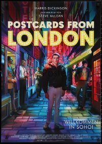 2w0496 POSTCARDS FROM LONDON German 2018 Harris Dickinson, welcome to Soho, gay escort service!