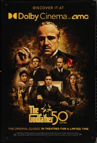 2w0926 GODFATHER DS 1sh R2022 Marlon Brando & cast in Francis Ford Coppola crime classic!