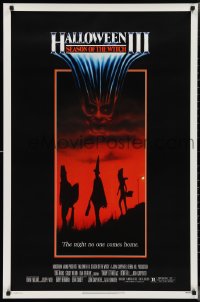 2w0941 HALLOWEEN III 1sh 1982 Season of the Witch, horror sequel, the night no one comes home!