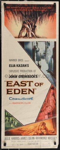 2w0784 EAST OF EDEN insert 1955 first James Dean, John Steinbeck, directed by Elia Kazan!