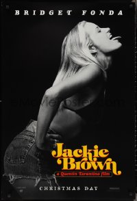 2w0979 JACKIE BROWN teaser 1sh 1997 Quentin Tarantino, profile portrait of sexy Bridget Fonda!