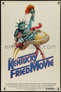 2w0996 KENTUCKY FRIED MOVIE 1sh 1977 John Landis directed comedy, wacky tennis shoe art!