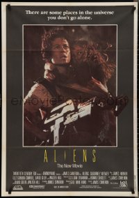2w0363 ALIENS Lebanese 1986 Cameron sci-fi sequel, Sigourney Weaver as Ripley carrying Carrie Henn!