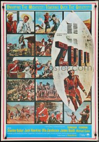 2w0380 ZULU Lebanese 1980s Stanley Baker & Michael Caine English classic, dwarfing the mightiest!