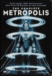 2w1036 METROPOLIS 1sh R2010 Fritz Lang, classic robot art from the first German release!