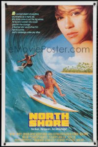 2w1050 NORTH SHORE 1sh 1987 great Hawaiian surfing image + close up of sexy Nia Peeples!
